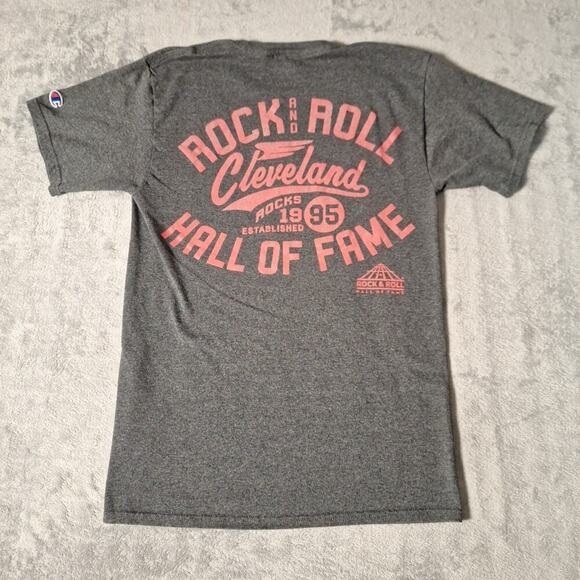 ROCK AND ROLL HALL OF FAME MUSEUM T-Shirt Size Small Vintage Double-Sided Cotton - Picture 4 of 8